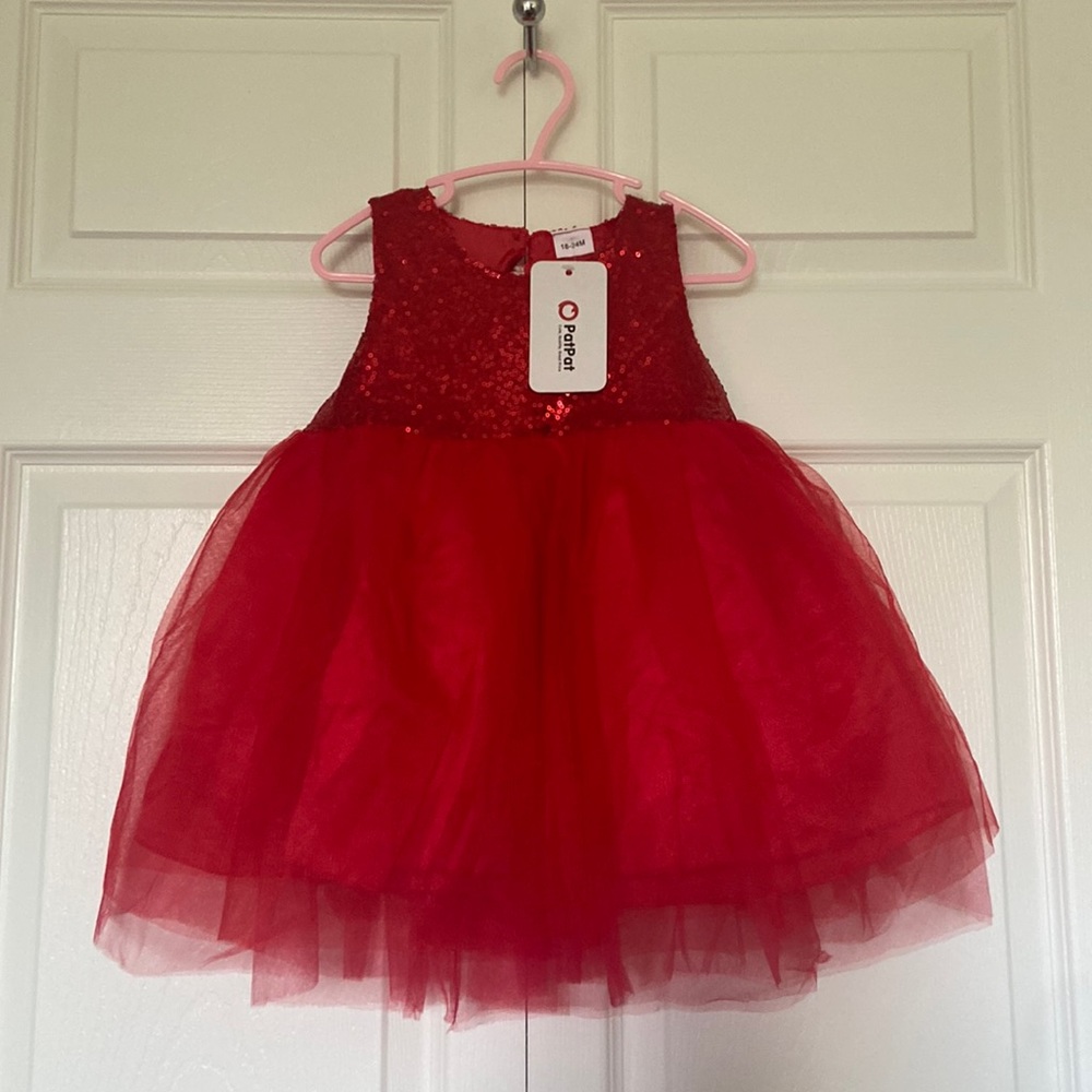 PatPat Sequin Tulle Party Dress